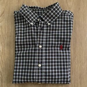 Polo by Ralph Lauren Black and White Checkered Kids Shirt